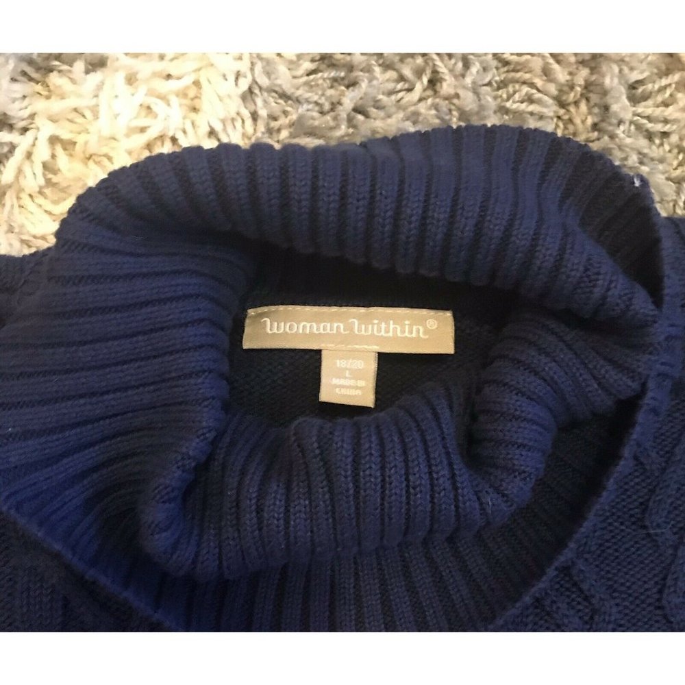 Women Within Knit Crop Sweater /A Line Dress - Picture 5 of 7